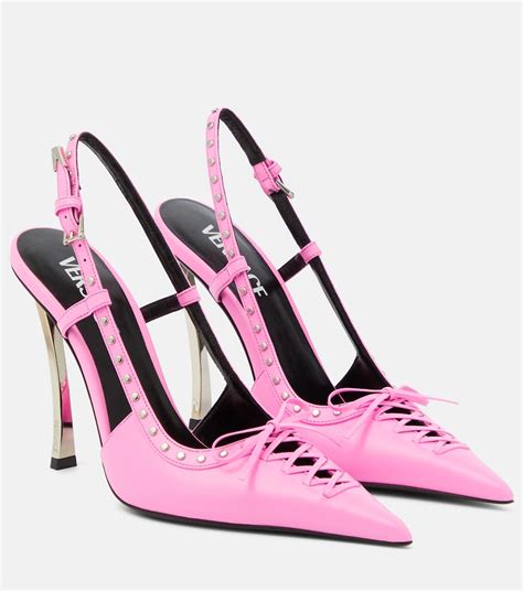 versace slingback heels|Versace platform heels.